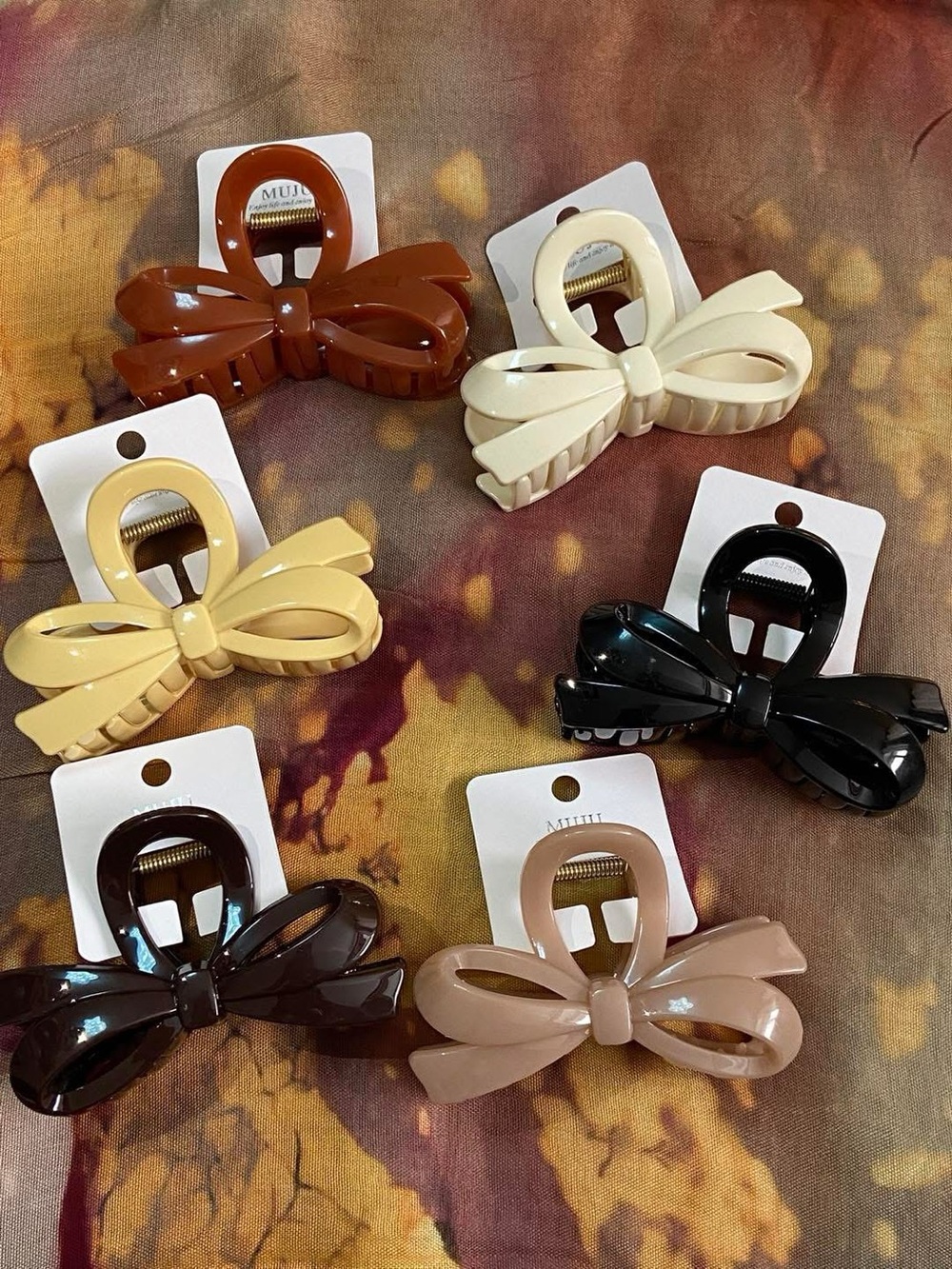 Bow Hair Claw Clips for women-✨🤍